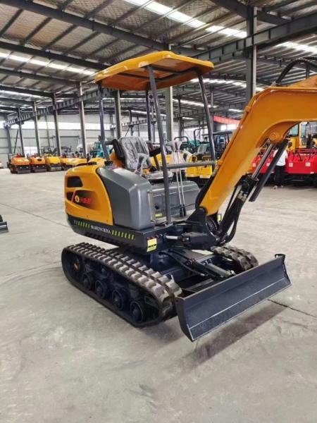 1.5 T Miniature Backhoe Excavadora Mini Hydraulic Crawler Small Size Wheel Construction Backhoe Garden Household Farm Greenhouse /Towable Electric /Excavator