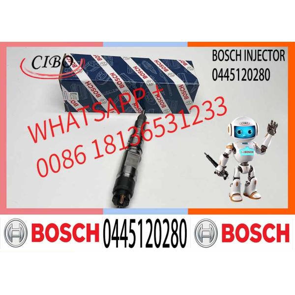 Инжектор общего рельса для дизельного топлива хорошего качества 0445120280 0445 120 280 0 445 120 280 Для Cummins Foton