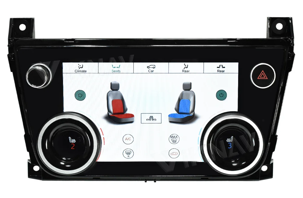 Android10 LCD Автомобильный кондиционер Климатический блок управления Панель для Jaguar XJ XJL 2009-2018