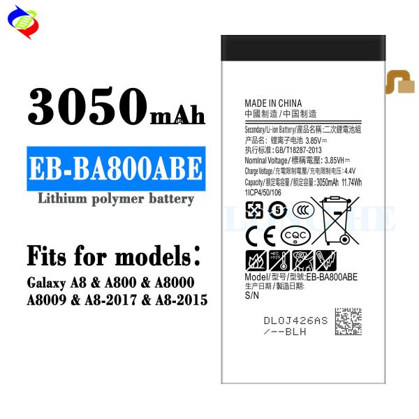 Батарея для мобильных телефонов EB-BA800ABE для Samsung A800 A8000 3050mAh 3.85V