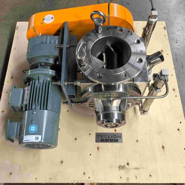 Plastic Granule Pneumatic Conveying Anti Shear Stainless Steel Rotary Valve Airlock