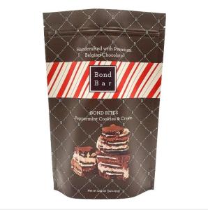 Stand Up Mylar Coffee Packaging Bags Custom Printed 200 Micron Moisture Proof