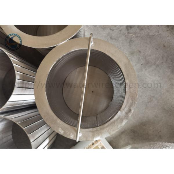 Stainless Steel 321 Wound Slot Johnson Vee Wire Screen Cylinder For Strainer