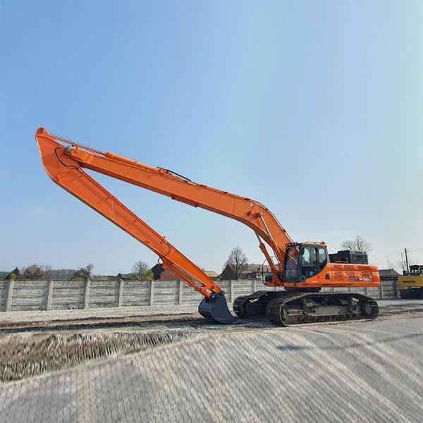 Excavadora amarelo cinzento Boom de longo alcance para o gato Sanny Hitachi Komatsu