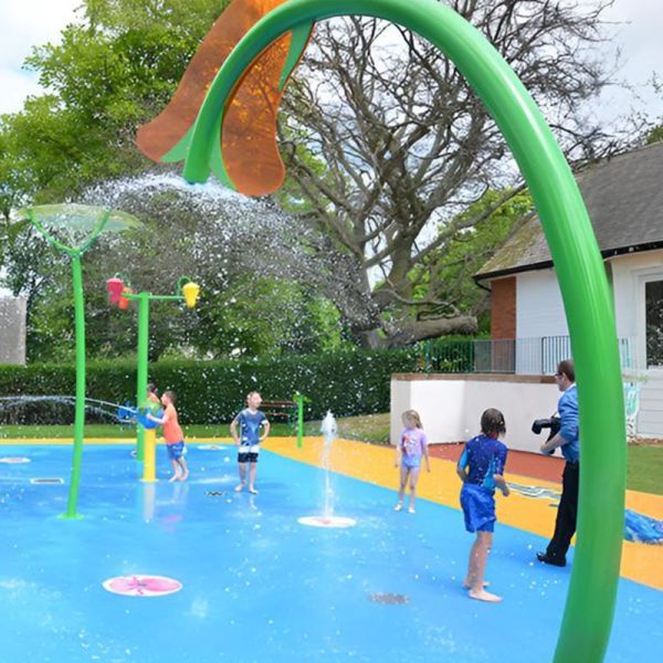 Children's Water Slide Splash Pad Accessories Fiberglass Steel Water Park Splash Pad