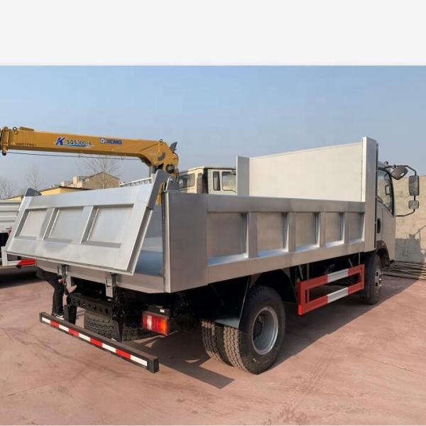 China 116 hp howo sand stone transport small tipper truck lorry 4X2 Euro 2 small dump truck