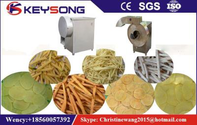 Semi - Automatic  French Fries Processing Line , 1-15mm Industrial Potato Cutter