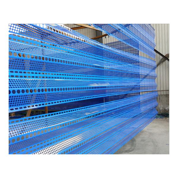 Heat Treated Windbreak Fence Panels Carbon Steel Galvanized Perforated Metal Panel