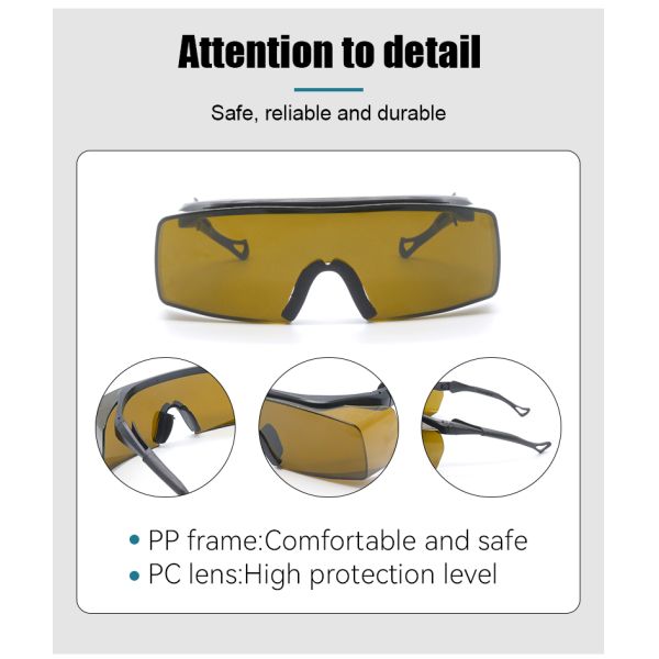 Customizable IPL Laser Safety Glasses 455 532 1064nm CO2 Protective Goggles for Laser Welding Eye Protection Glasses