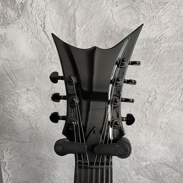 Custom 7 Strings Bird of Prey Neck Inlay Special Body Green Burst Flamed Maple Top Electric Guitar