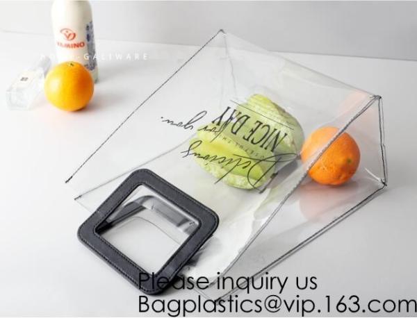 Amazon Ebay Hot Selling Clear Pvc Tote Bag Transparent Handbag Shoulder Bag,Stadium Wholesale PVC Transparent Clear Tote
