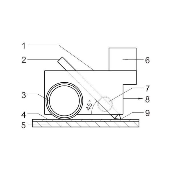 Тип стандарт ручки покрытия HT-6510P измерителя твердости GB/T 6739-2006 ASTM D3363-00