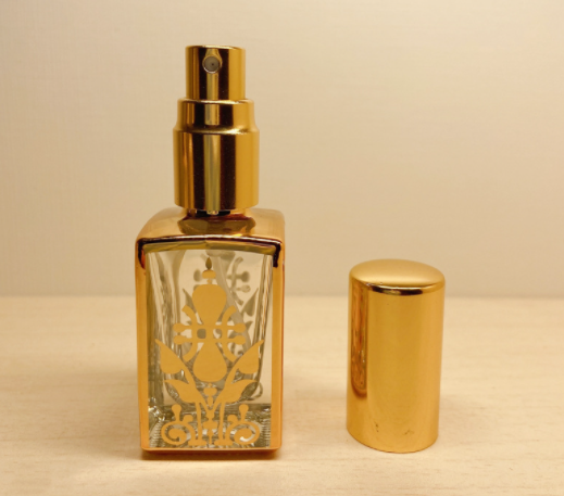 10ml Electroplated UV Perfume Bottle Glass Tube Aluminum Spray Perfume Distribution Bottle