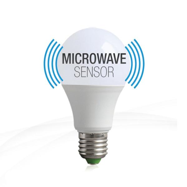 Commercial Lighting Motion Sensor Led Bulb A60 7w 9w 12w 15w 18w with PIR Sensor