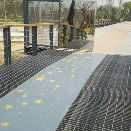 Polish Serrated Surface Standard Stainless Steel Bar Grating with Customizable Sizes for Industrial Use