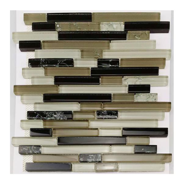 VS41MD/VS42MD/VS43MD/VS44MD/VS45MD Interior Tiles Waterjet Mosaics with Black Mirror