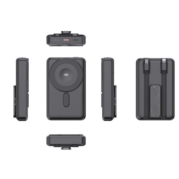 ABS Magnetic Wireless Mini Power Bank 10000mAh For Huawei / IPhones Mobilephone