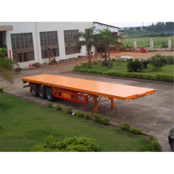 40 Tons Heavy Duty Flatbed Trailer / Cement Bag Transport Flatbed Trailer Truck 