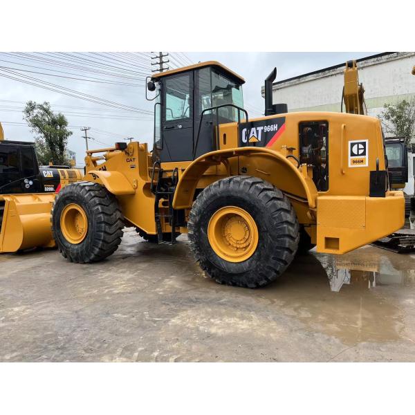 Used CAT966H Wheel Loaders with Cummins Engine and 4 Wheel Drive
