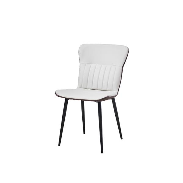 Restaurant 4 Upholstered Dining Chairs , Modern Upholstered Chairs