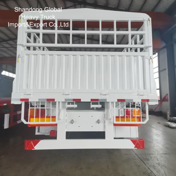 3-Axle Fence Semi Trailer for Livestock and Bulk Cargo Transport