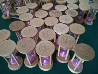 Novelty Mini Wood Sand Timer Hourglass With 3 Minutes,For Home And Restaurant Decoration