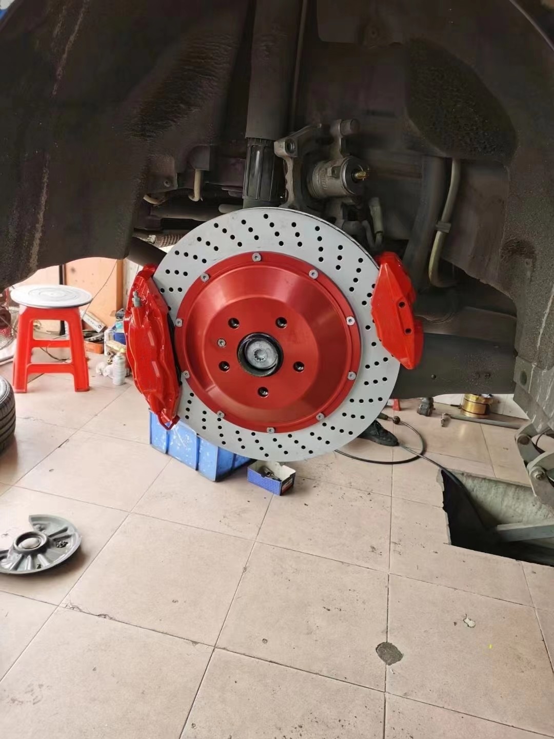 Литое железо HT250 380mm ротора крумциркуля F40 заднего тормоза Romeo альфы