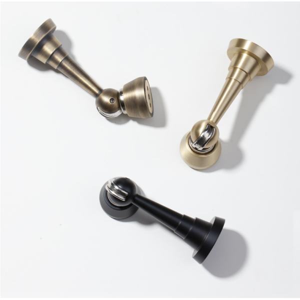 Non Perforated Brass Door Stops Anti Collision Bathroom Door Stopper Gate Resistor