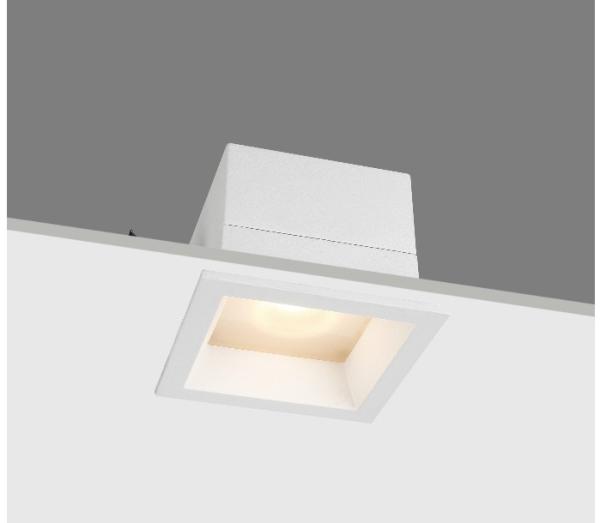 IP44 Interior Square LED Dimmable Downlights 7W For Bathroom , 80*80*60mm