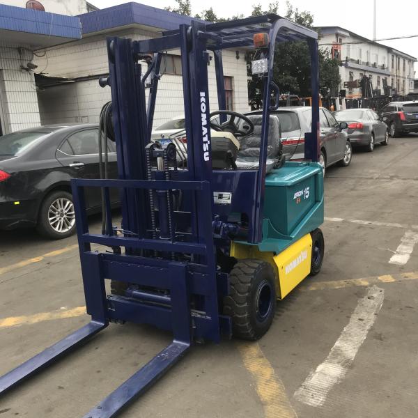 Comatsu électrique pour le ramassage des commandes électrique utilisé chariot élévateur hydraulique 1t 1,5t 2t 3t