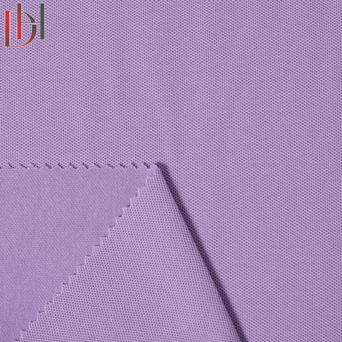 Wholesale Breathable Double Pique Fabric 63% Cotton 37% Polyester 210gsm For Garment Factories