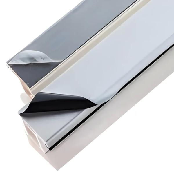 Ritian No Gluing Self Adhesive PE Protection Film Surface Protective Black And White Film For Profile