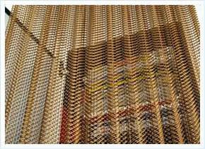 Decoractive Security Tempered Laminated Glass Metal Mesh for Room Divider