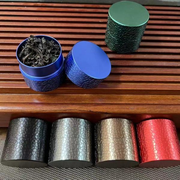 Customized Capacity Metal Aluminum Sealed Tea Can for Mini Tea Leaf Tea Coffee