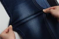 10.5 Oz Tecido de Denim Satinado Para Mulheres Jeans Alto Estiramento Super Azul Escuro