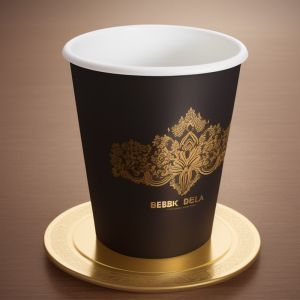 Biodegradable Double Wall Disposable Paper Glass for Hot Coffee