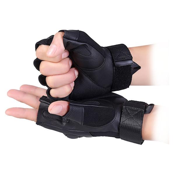 Lightweight Cut Proof Black Tactical Gloves Nylon Outdoor XS-XL Customized Size