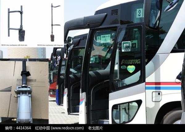 Lift Lock Pneumatic Bus Door Mechanism NR300 Anti Clamping for ZHONGTONG