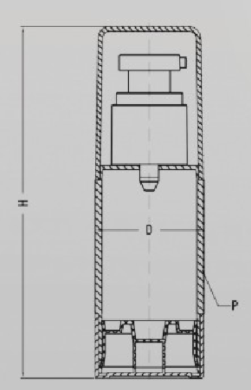 Plastic Airless Pump Cosmetic Packaging , Various Volumes Foundation Pump Bottle 