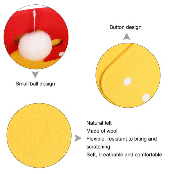 5mm Felt Pet Cave Sleeping House For Home Decoration