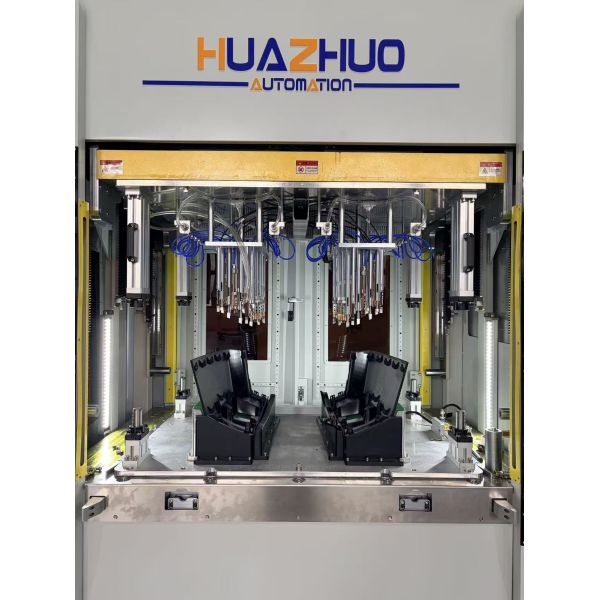 Servo Hot Riveting Machine With Two Two-Cavity Mold