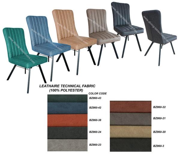 Fabric Contemporary Dining Chairs Upholstered
