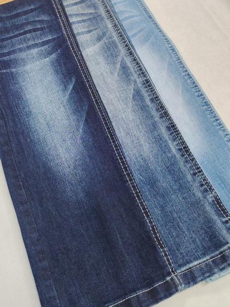 9.7oz  Spandex  Slub  Yarn 65%Cotton Denim Fabric 10S Shrink Resistant For Lady Jeans