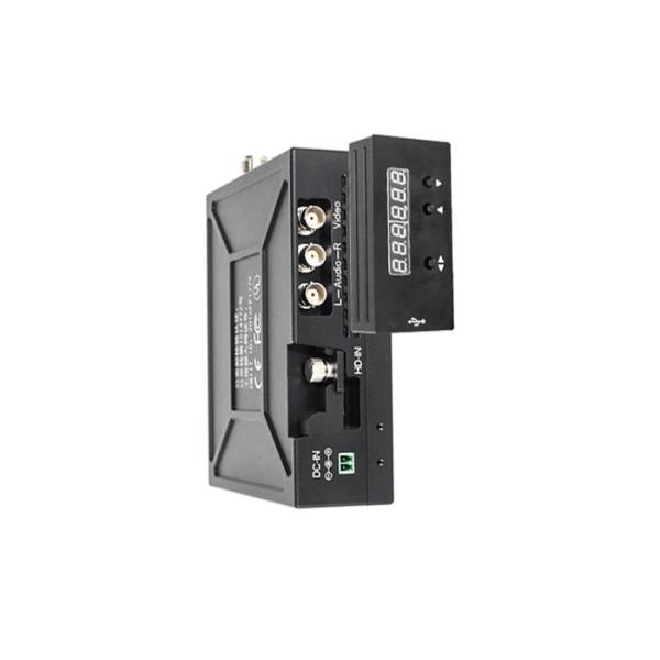 encripción baja video DC 12V del estado latente AES256 del transmisor COFDM HDMI CVBS H.264 de los robots del 1.5km UGV EOD