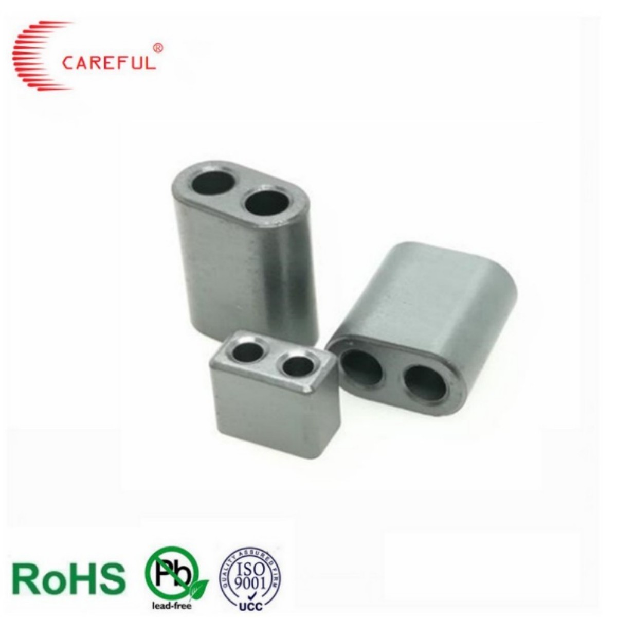 Careful RID One-Piece Dual-Hole Ferrite Core for Power Line Filtering ODM/OEM RoHS REACH
