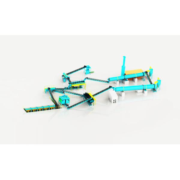 Advanced NPK Compound Fertilizer Production Line High-Efficiency Granulation System For 5-30 TPH Capacity