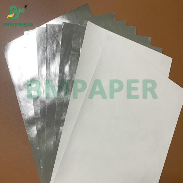 Aluminum Coating White Back 70gsm Wet Strength Paper For Glass Bottle Of Beer Couche d'aluminium arrière blanc 70gm papier résistant à l'humidité pour bouteille de verre de bière