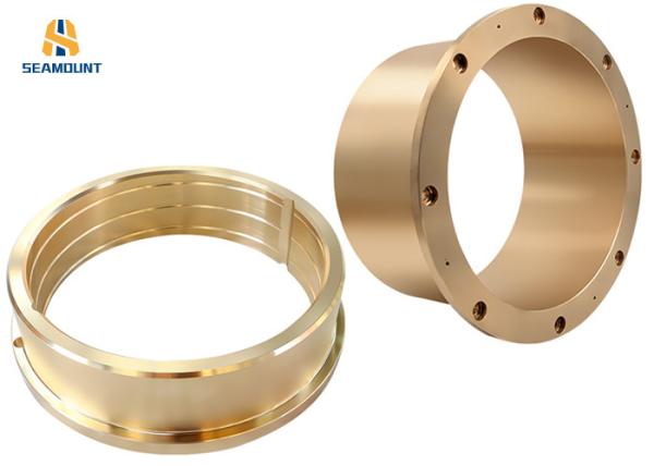 Centrifugal Casting C86300 Flanged Bronze Bushings Good Rotation Accuracy