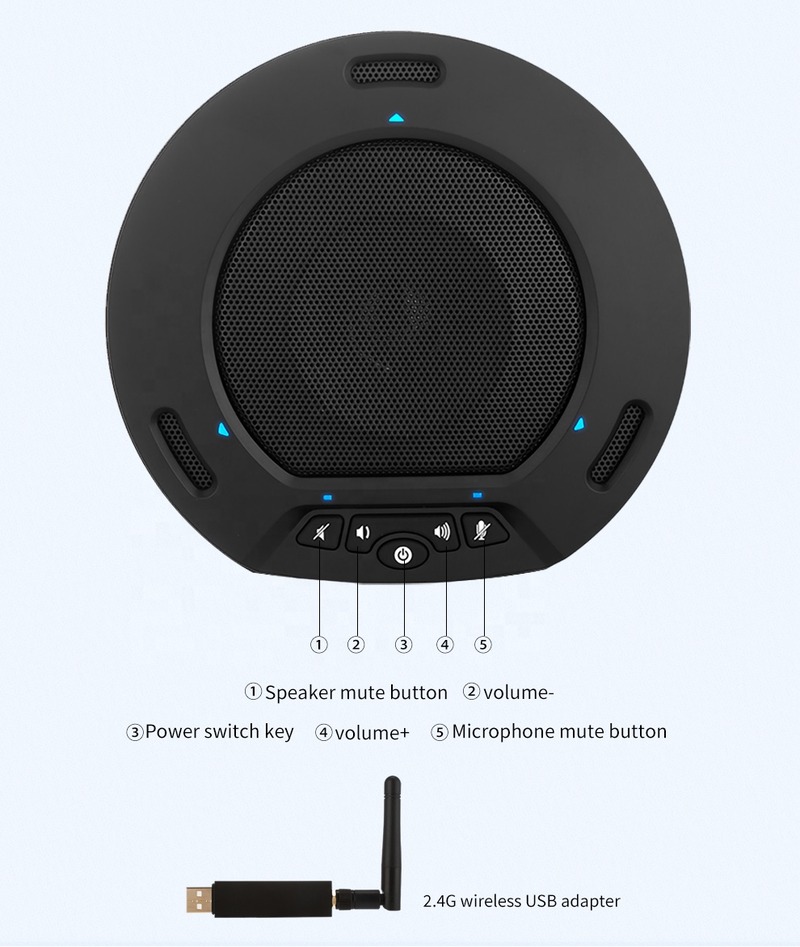 Omnidirectional Microphone SQ-M4W Video Conference Conference Microphone Handsfree