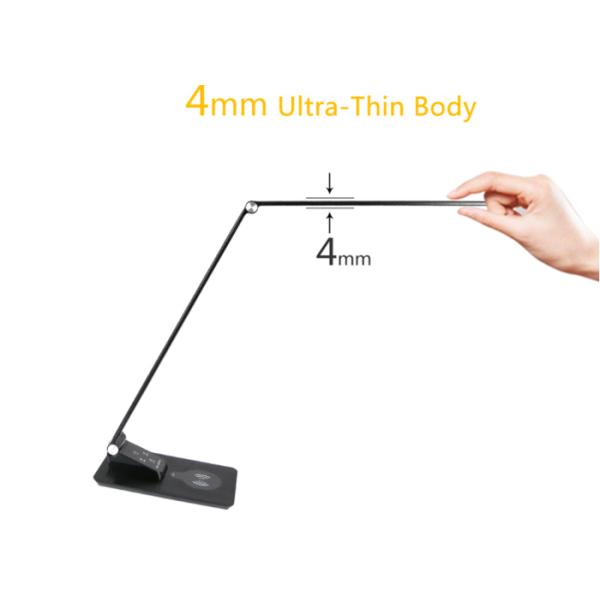 Wireless Charging Dimmable LED Table Lamp Smart Touch Aluminum Alloy Touch Button